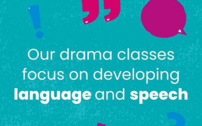Drama improves speech and language!